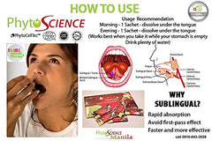 14 sachets arranged for display of Phytoscience Double Stem Cell
