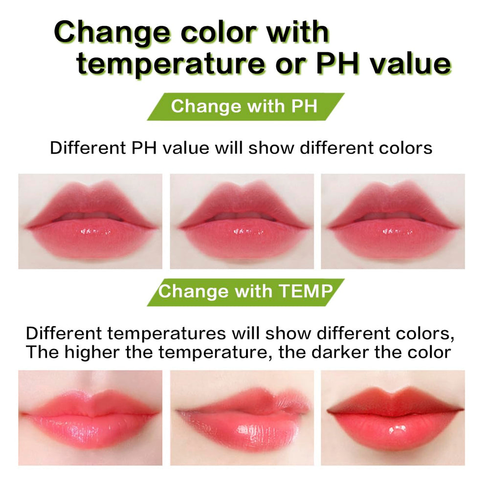 Pieukesy Aloe Vera color changing lip color application with smooth glide and moisture