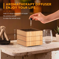 PiKaPiKaP Flame Light glow enhances relaxation during aromatherapy sessions