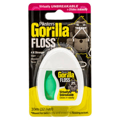 Piksters Gorilla Extra Strong Fine Thread Scrubbing Dental Floss 30m – front view