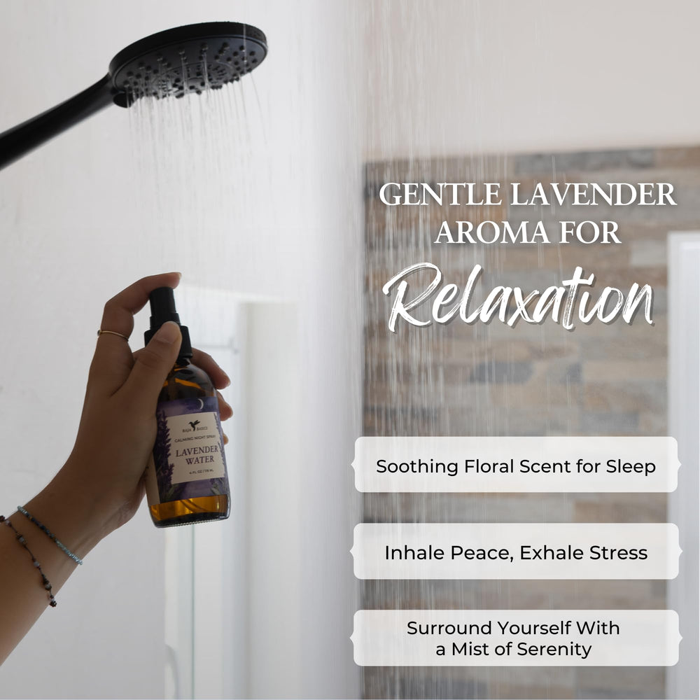 Mist being sprayed on a pillowcase
