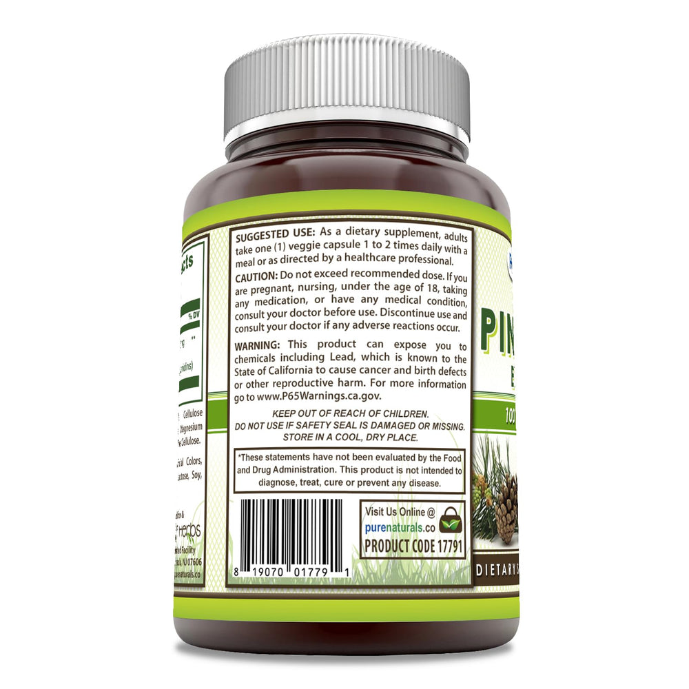 Pine Bark Extract Non-GMO Gluten Free Third-Party Tested