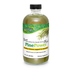 Pine Power Plus 8 oz bottle - front view