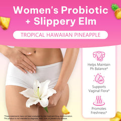 Close-up of pineapple-flavored vaginal probiotics gummies