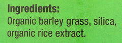Ingredients and nutrients list on packaging