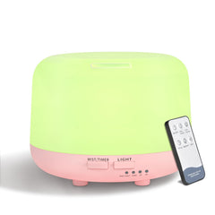 Pink 300ML essential oil diffuser with remote control