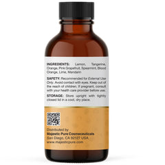 Pink grapefruit, orange, spearmint, and lemon citrus essential oil blend