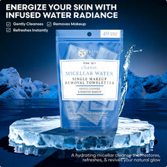 Pink Sky Wipes remove waterproof makeup without rubbing.