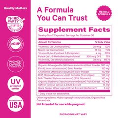 Omega-3 DHA softgels as part of the cortisol support formula