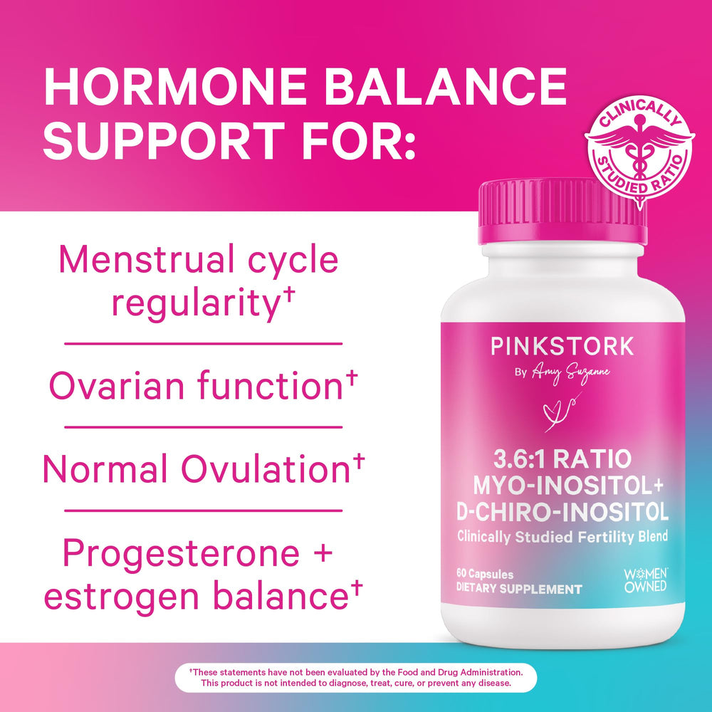 Pink Stork GMO-free label on bottle supports clean ingredients
