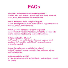 Pink Stork branding emphasizing women-owned, third-party tested product