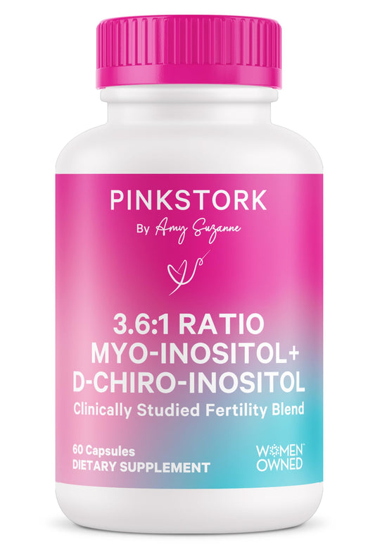 Pink Stork Myo-Inositol 3.6:1 blend promoting ovulation