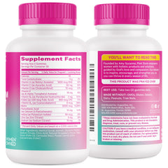 Packaging of Pink Stork Postpartum Hair Loss Gummies