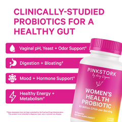 Product label showing 50 Billion CFU and 30 vegan capsules