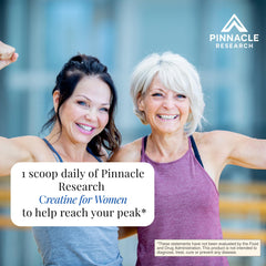 Lifestyle image showing women exercising with Pinnacle Creatine
