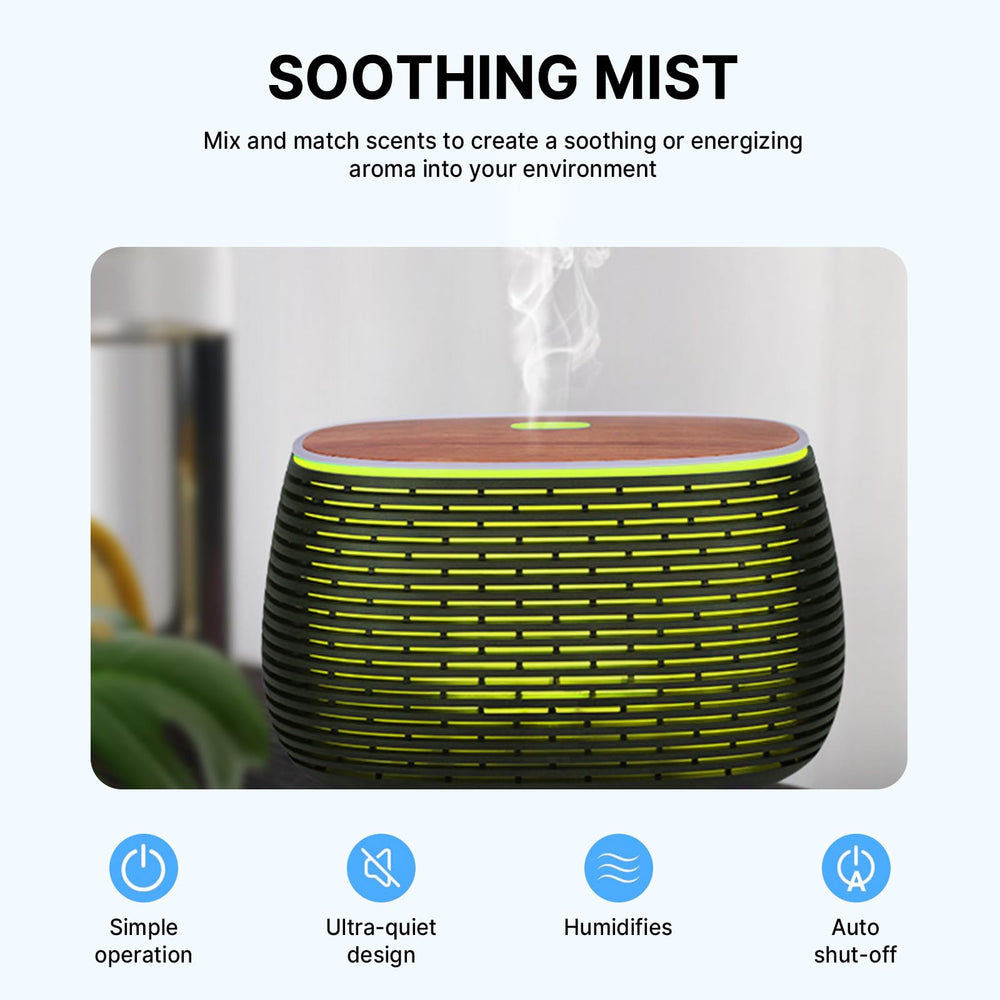 PinPure ultrasonic diffuser runs quietly for sleep or work