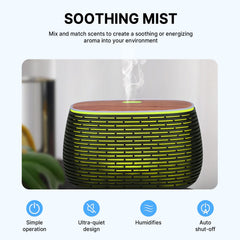 PinPure ultrasonic diffuser runs quietly for sleep or work