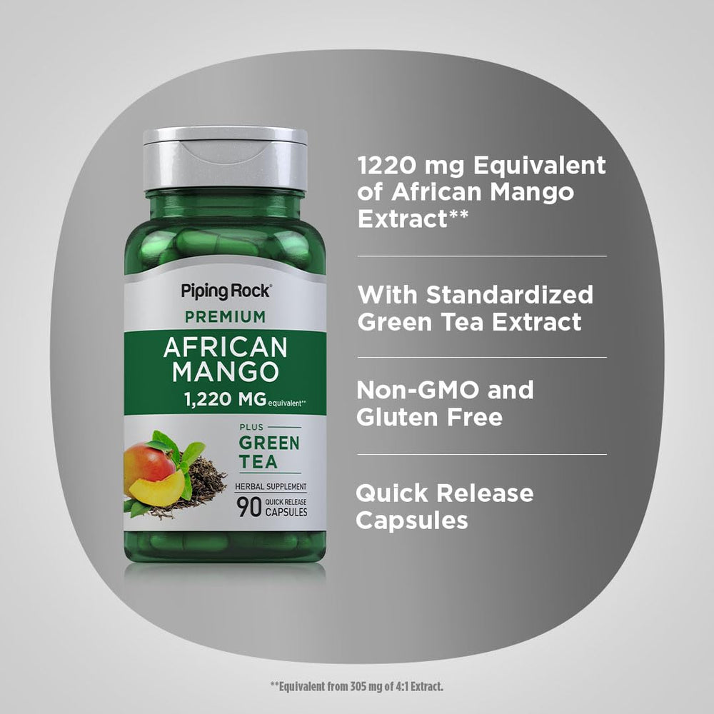 Piping Rock ingredient label detail highlighting standardized extracts and testing