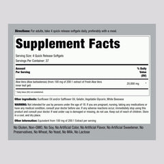 Piping Rock softgels close-up showing smooth quick-release texture