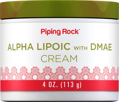 Piping Rock cream front packaging showing the 4 oz jar and benefits