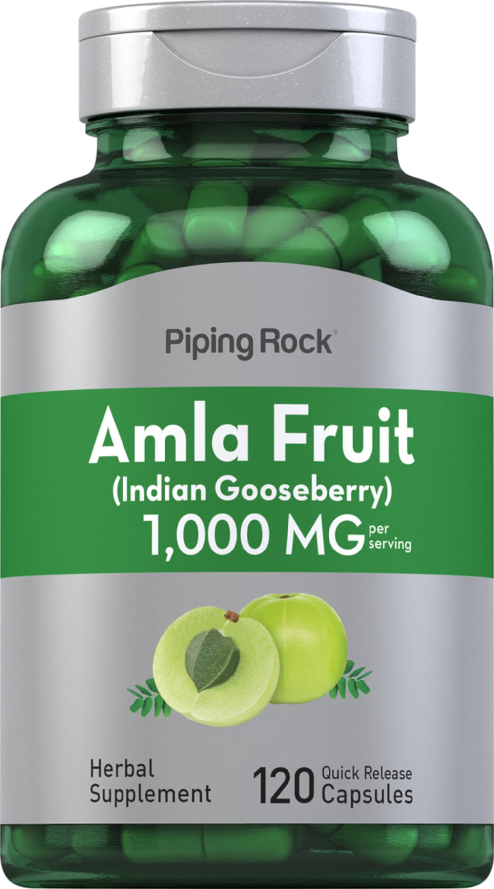 Piping Rock front packaging showing bottle and label clarity and convenience