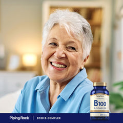 Piping Rock bottle on a breakfast table illustrating daily routine supplement use