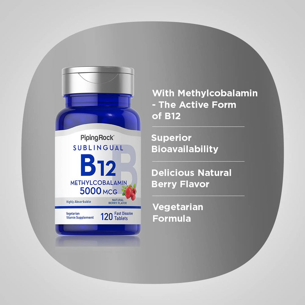 Fast-dissolve B12 tablets for quick potency