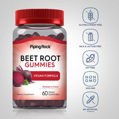 Piping Rock gummies in hand showing serving size and portability benefit