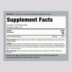 Close-up of the bottle back label with dosage and ingredients