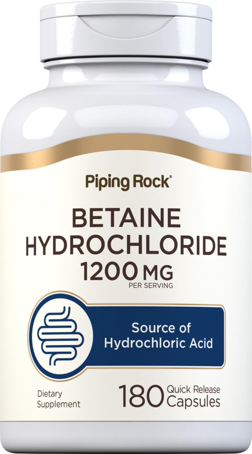Piping Rock front packaging showing bottle and label for clear identification and trust
