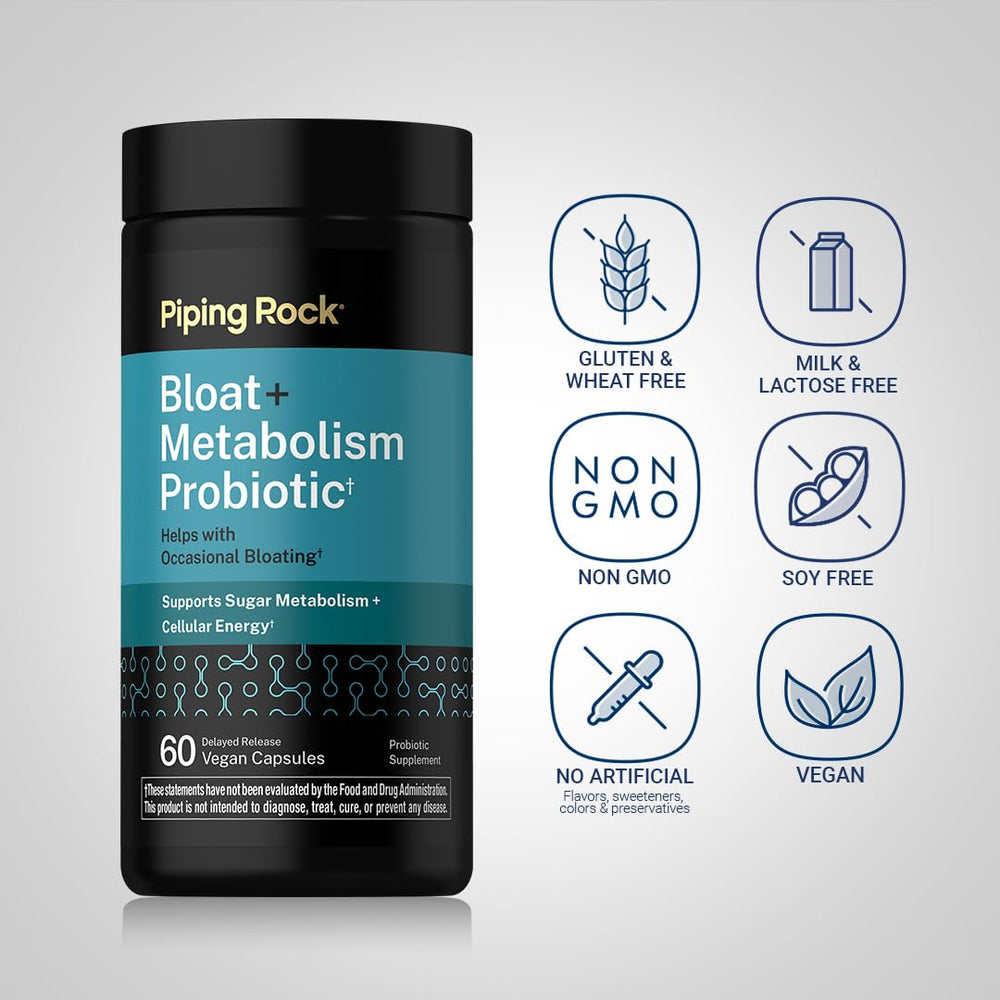 Piping Rock capsules in hand conveying size and easy daily dosing convenience