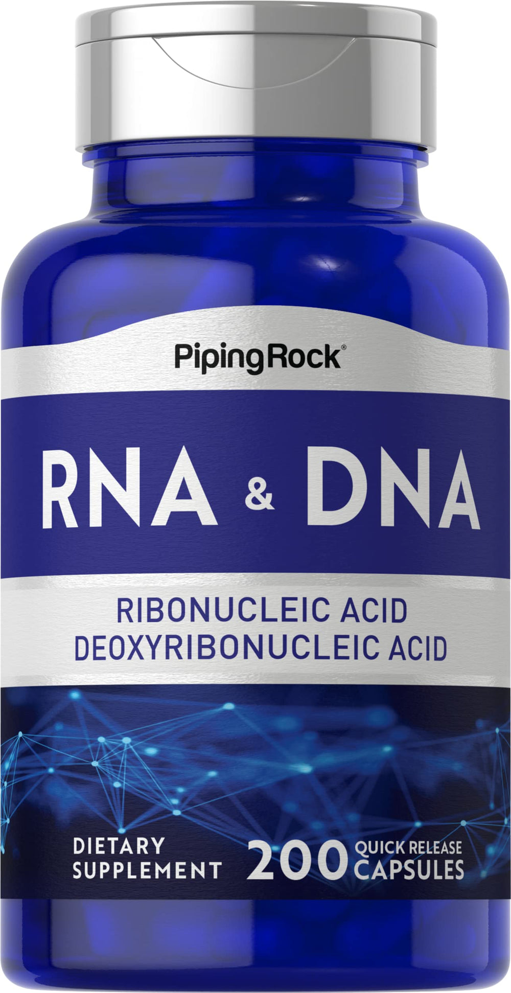 Piping Rock bottle front view showing product name and capsule count benefit