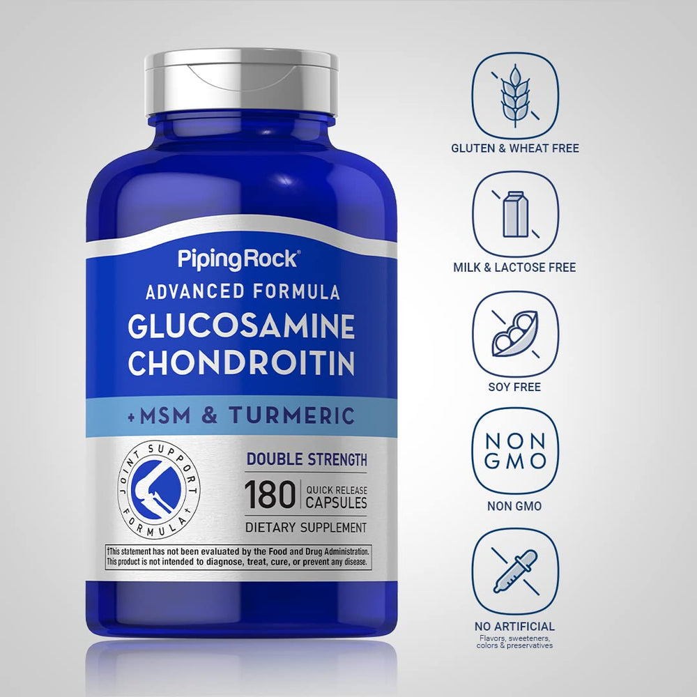 Piping Rock open bottle with visible capsules demonstrating capsule appearance and color