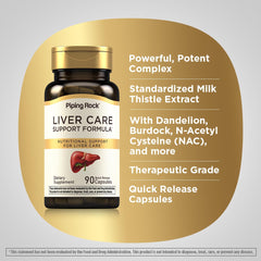Piping Rock opened capsule with powder to reveal fine texture and rapid-release formulation