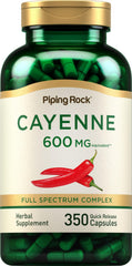 Piping Rock Cayenne Pepper Capsules bottle main image