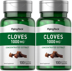 Piping Rock Cloves Capsules 1000mg bottle front view