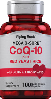 Piping Rock CoQ10 120mg 100 capsules bottle