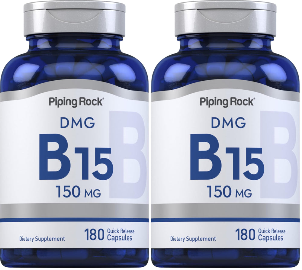 Piping Rock DMG Supplement B15 bottle - front view