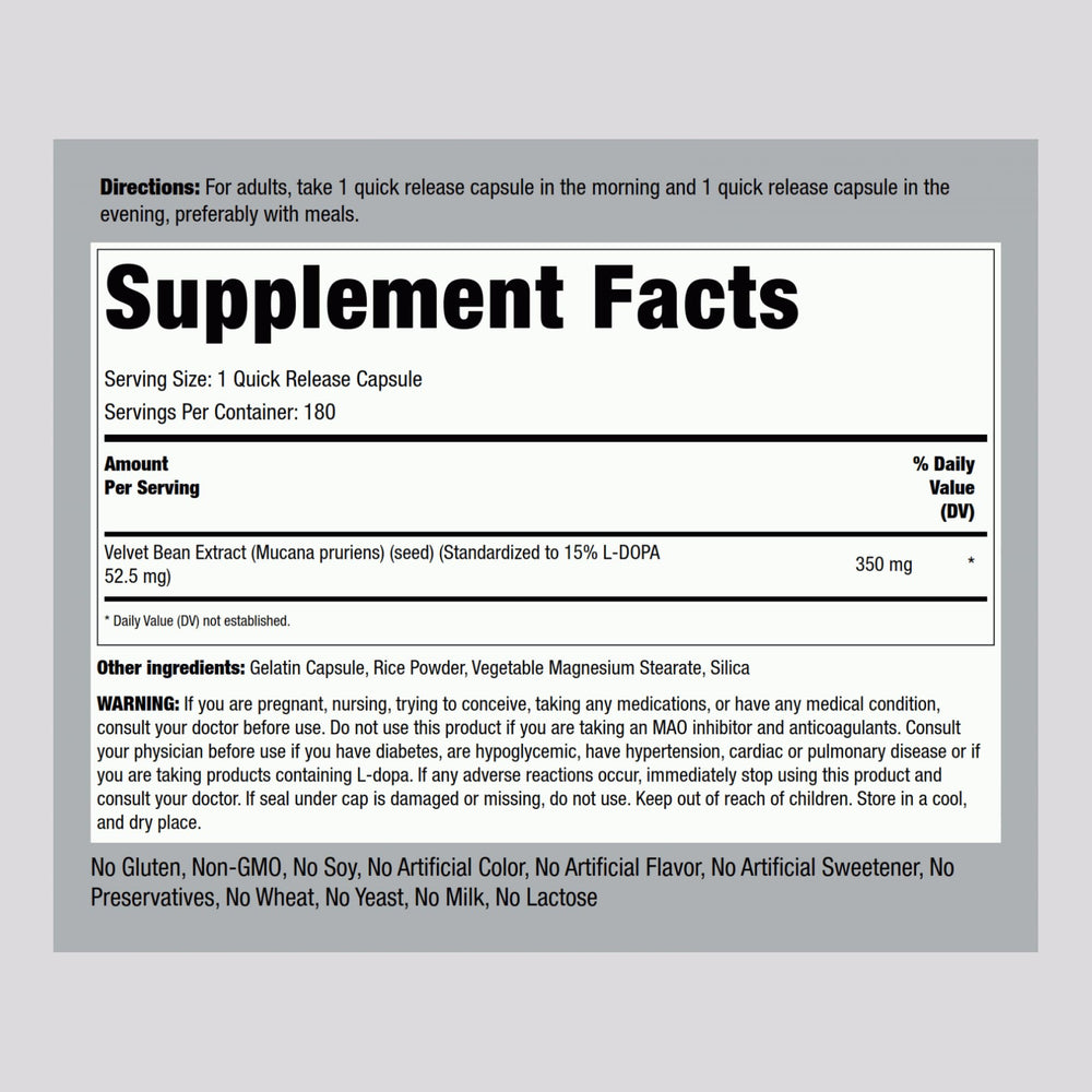 Piping Rock open bottle with capsules displayed for easy dosing and convenience