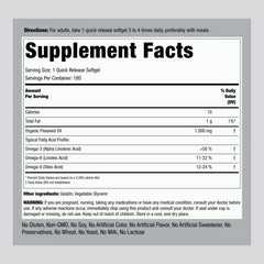 Piping Rock close-up of softgels highlighting smooth quick-release capsules benefit