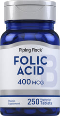 Piping Rock bottle front packaging showing supplement benefit and 250 tablets
