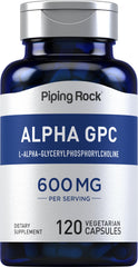 Piping Rock front label showing product name and potency for clear identification