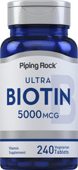 Piping Rock front packaging showing bottle and label for easy identification and storage