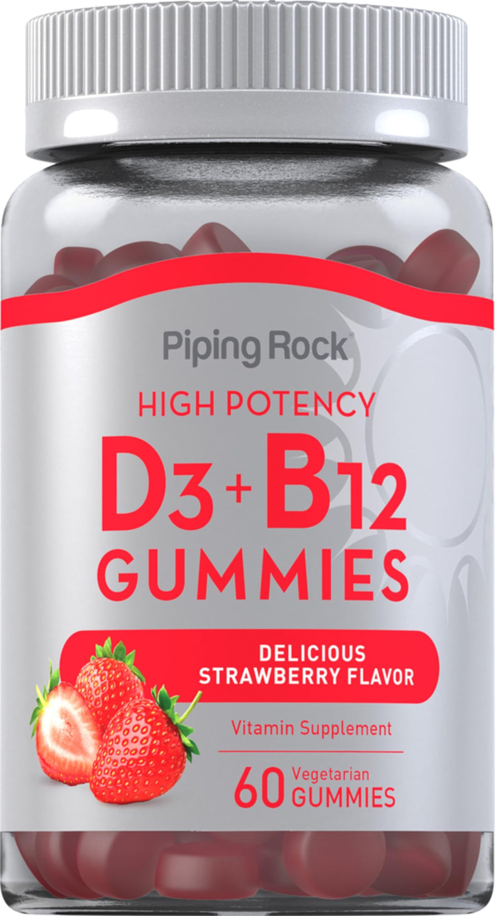 Piping Rock front packaging showing bottle and label for quick identification and benefit