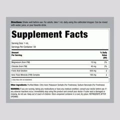 Piping Rock label close-up highlighting ingredients and testing information for clarity