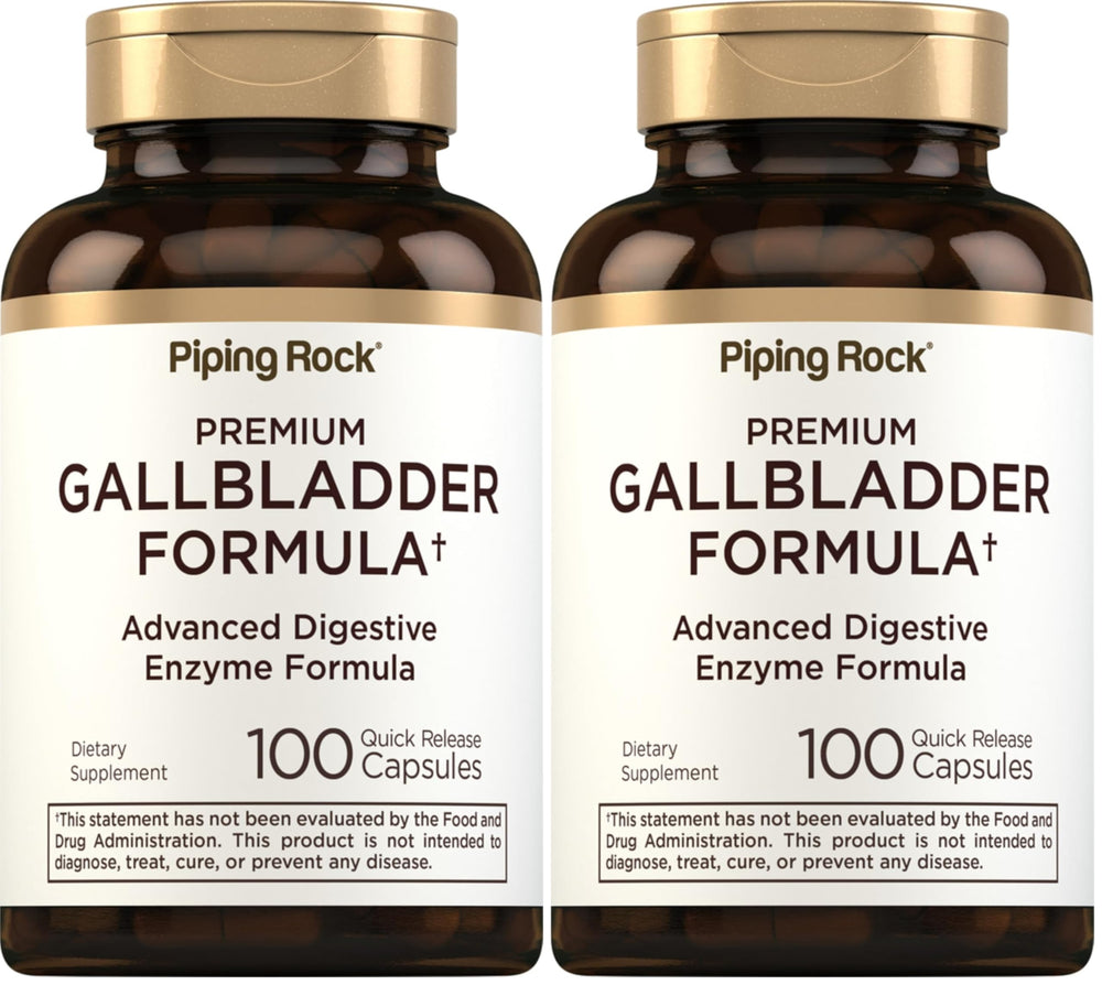 Piping Rock Gallbladder Supplement bottle with 100 capsules
