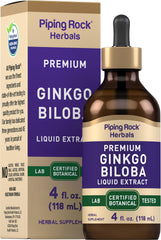 Piping Rock front bottle view showing label and 4 fl oz size benefit