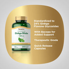 Piping Rock supplement facts label with standardized 24% flavone glycosides