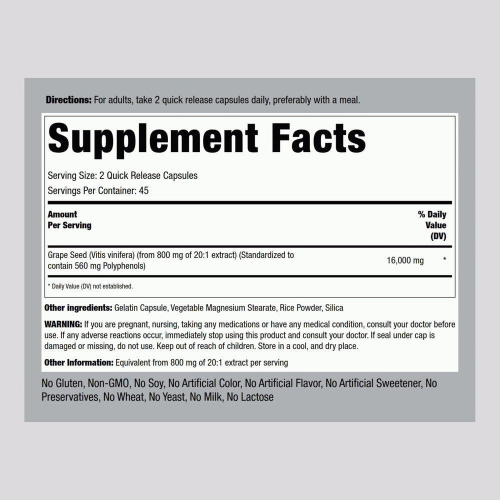 Piping Rock bottle open with capsules visible, illustrating easy daily dosing convenience
