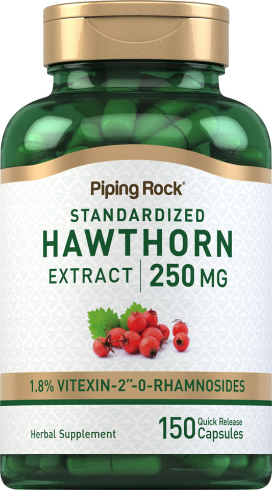 Piping Rock Hawthorn Berry Capsules 250mg main product image